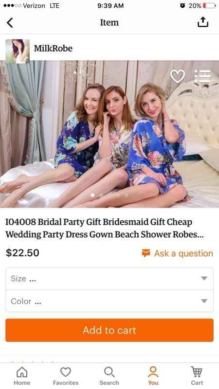 bridesmaid robes?