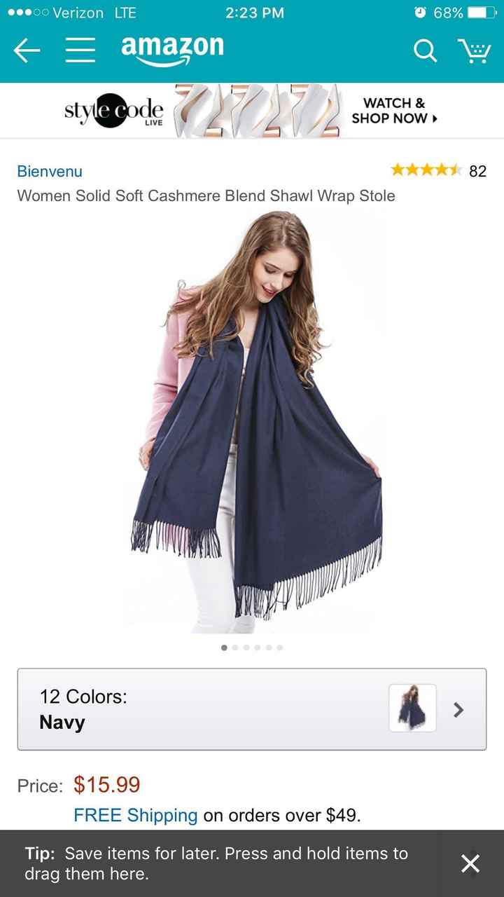 Bridesmaid Shawls & Wraps