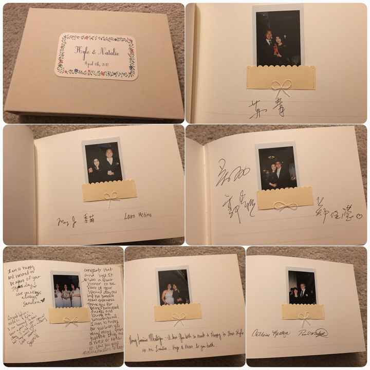 Polaroid Guest Book Album