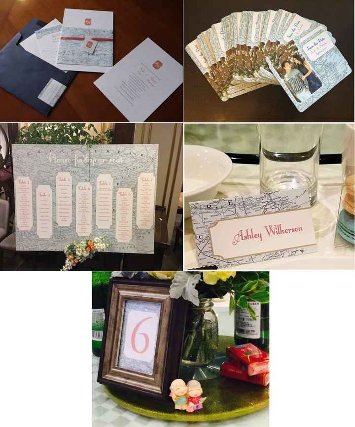Invites, STD, Seating Chart and Table Numbers
