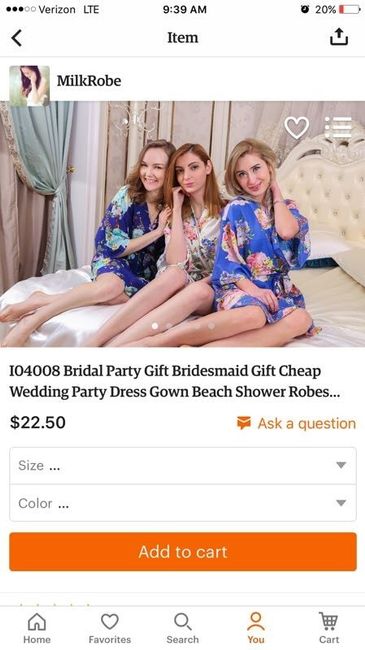 bridesmaid robes?