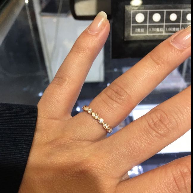 Wedding band arrived!
