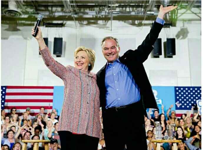 Nwr: Hilary picked her VP. Ex Virginia Governor and US Senator Tim Kaine