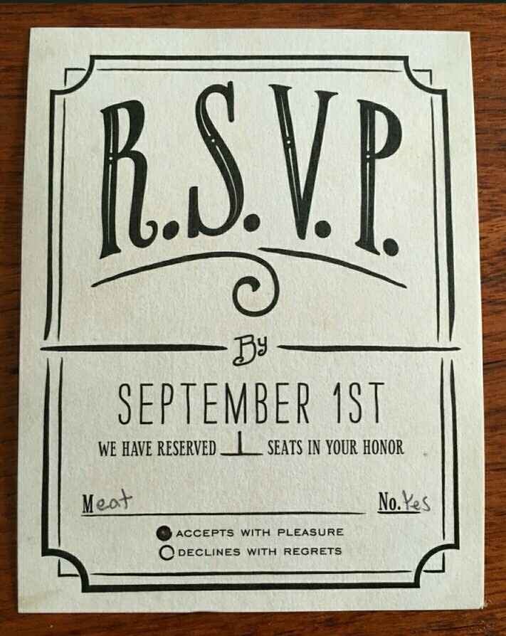 Hilarious RSVP!