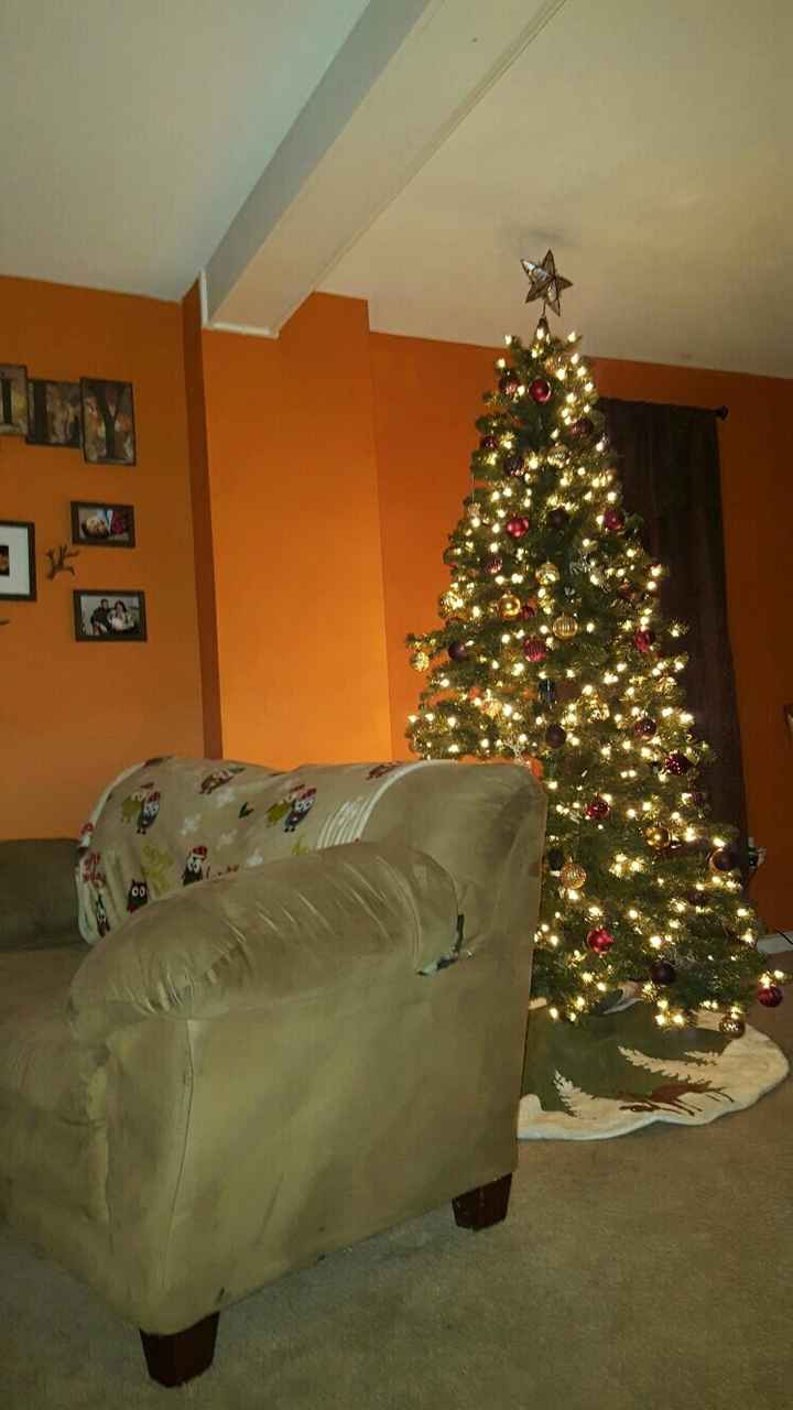 NWR: Finally finished decorating our first Christmas tree!!
