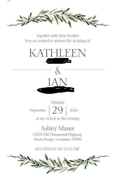 Critique my invite?