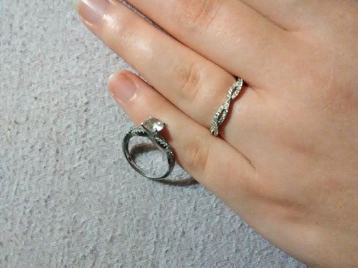 i got my wedding band! Show me your beautiful rings! 5