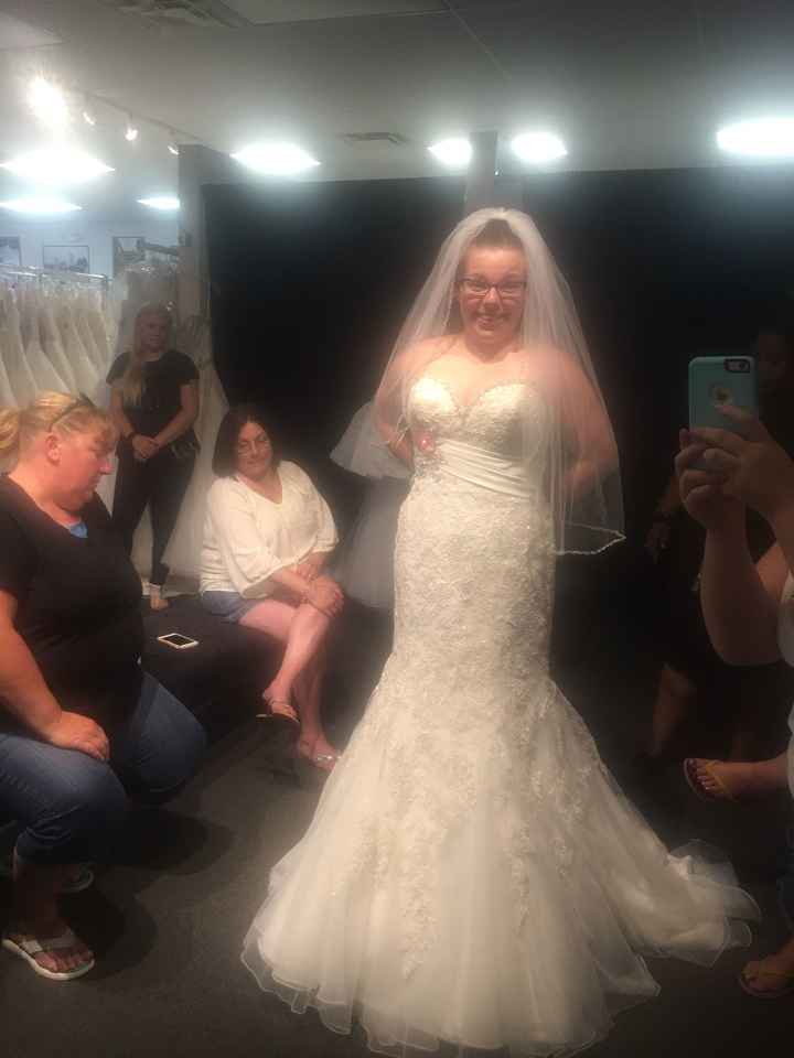 I said yes to the dress!!!