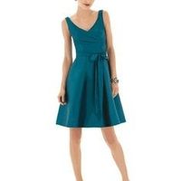 Coordinating Bridesmaids Dresses and Wedding Gown