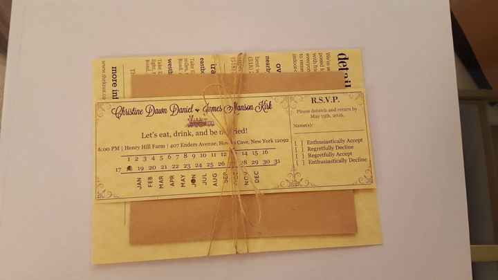 Affordable invitation idea.