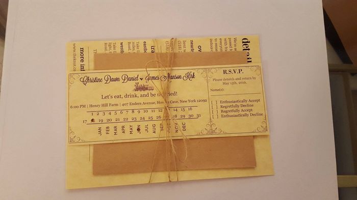 Affordable invitation idea.