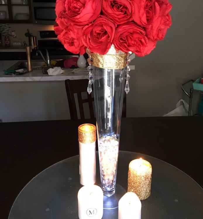DIY centerpieces