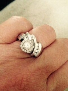 Tried to revive an old thread, but it wouldn't post...so Show me your nontraditional engagement ring