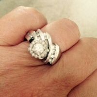 Tried to revive an old thread, but it wouldn't post...so Show me your nontraditional engagement ring