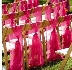 Chair covers arrangememnts--How to arrange these