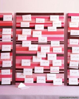 Escort card / name tag ideas