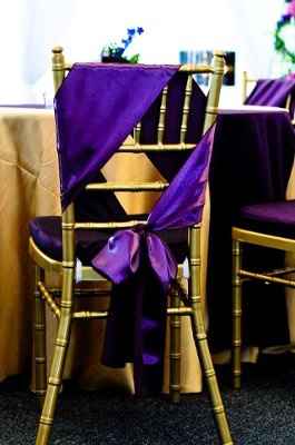 Chair covers arrangememnts--How to arrange these