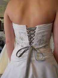 Corset dress w/out modesty panel?