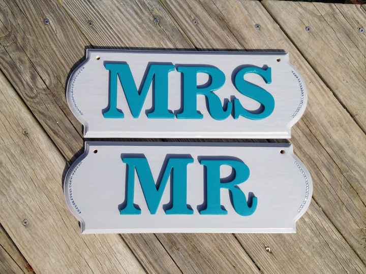 having the darndest time finding a Mr. &Mrs. sign