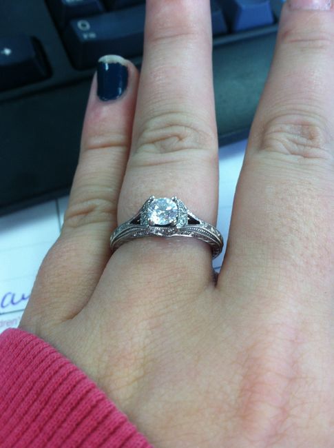 How was your engagement ring chosen?
