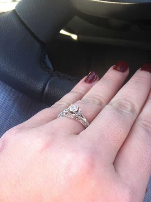 Show me your shoes and wedding band!!!!!!! I WANT TO SEE!!!!! =)