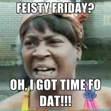 All I hear (or read) today is...