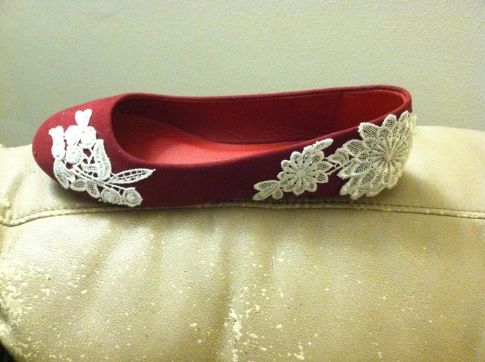 Glass slipper - show me your wedding shoes!