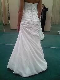 Final Dress Fitting.....not sure I like the bustle!?