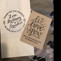 What are you doing for wedding favors? - 1