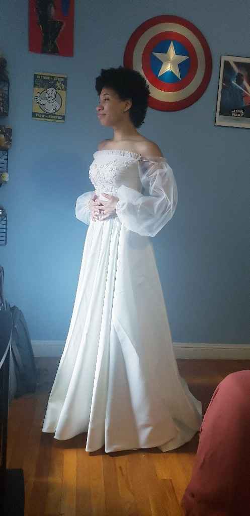Type of veil to compliment wedding dress - 1
