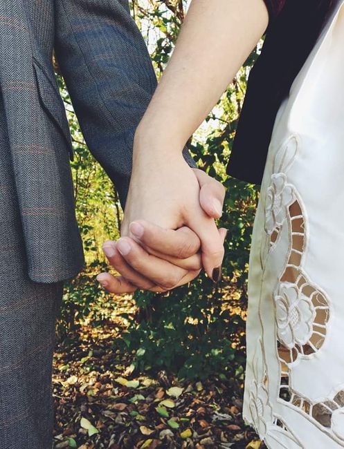 Frugal ceremony, No reception. - 2