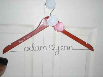 Got my ETSY Bridal Hanger!