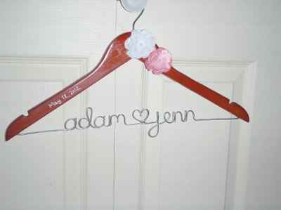 Got my ETSY Bridal Hanger!