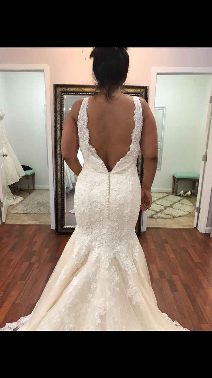 Mermaid dress...hoop or crinoline?? - 3
