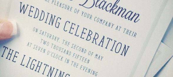 Tiny bit of invite advice