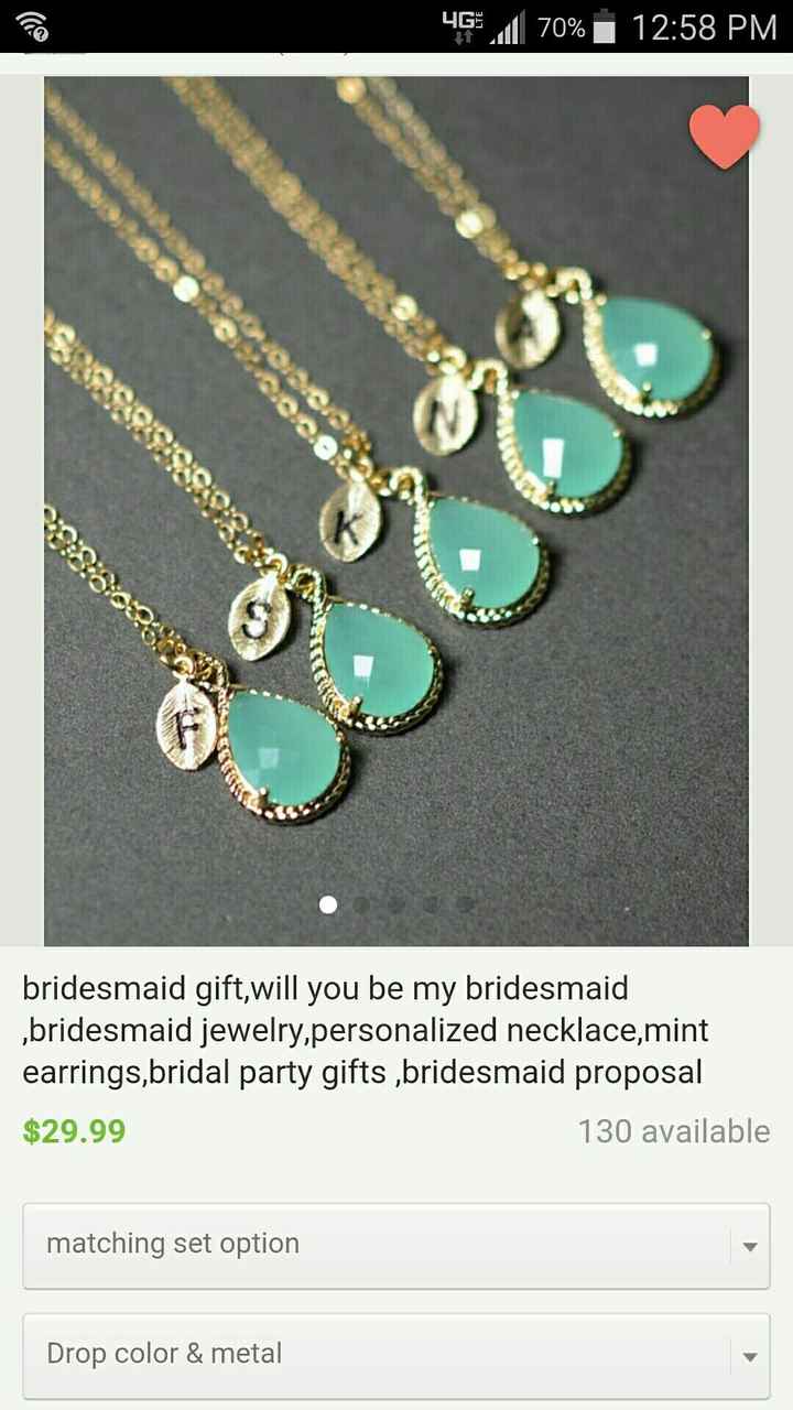 Bridesmaid's Gifts