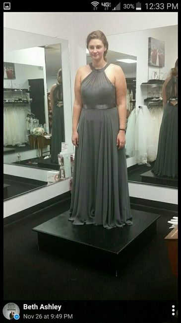 Yes to the dress and bridesmaid dresses