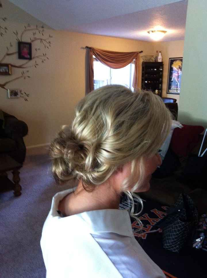 Hair Up, down, Or 1/2 & 1/2 .