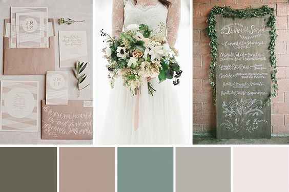 Show me your wedding inspiration with color palette