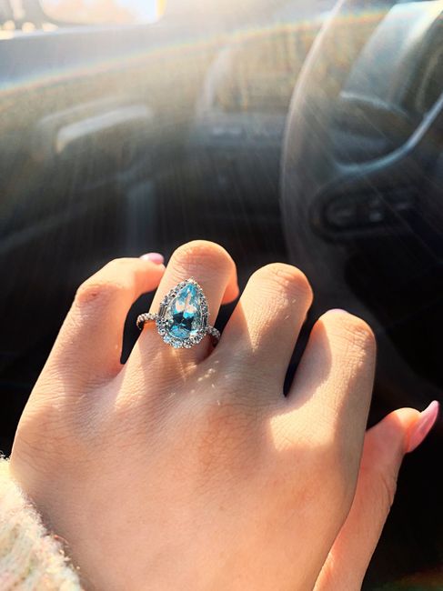Please show me your non-diamond engagement/wedding ring 9
