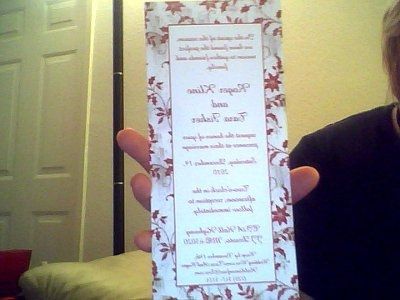 I got my invites in!!!