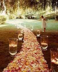 Ceremony Venue says no rose petals....