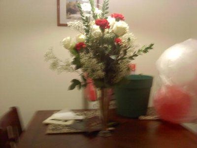 I just got back from my shower!