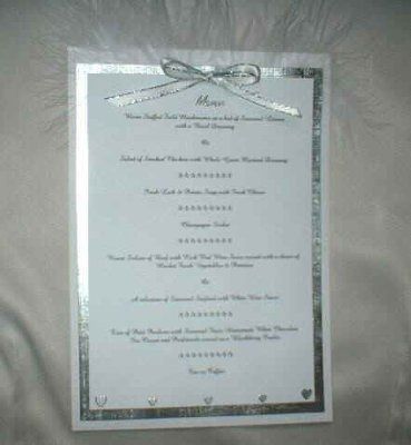 Help! All My DYI Stationary Brides. Im Creating and Printing My Own Menus. What's A Good Size to Set