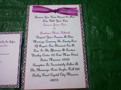 For those who did DIY invitations...