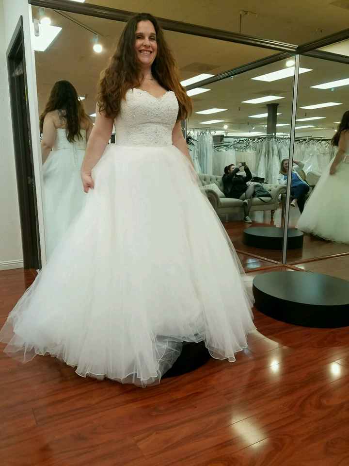 I bought my wedding dress today:)