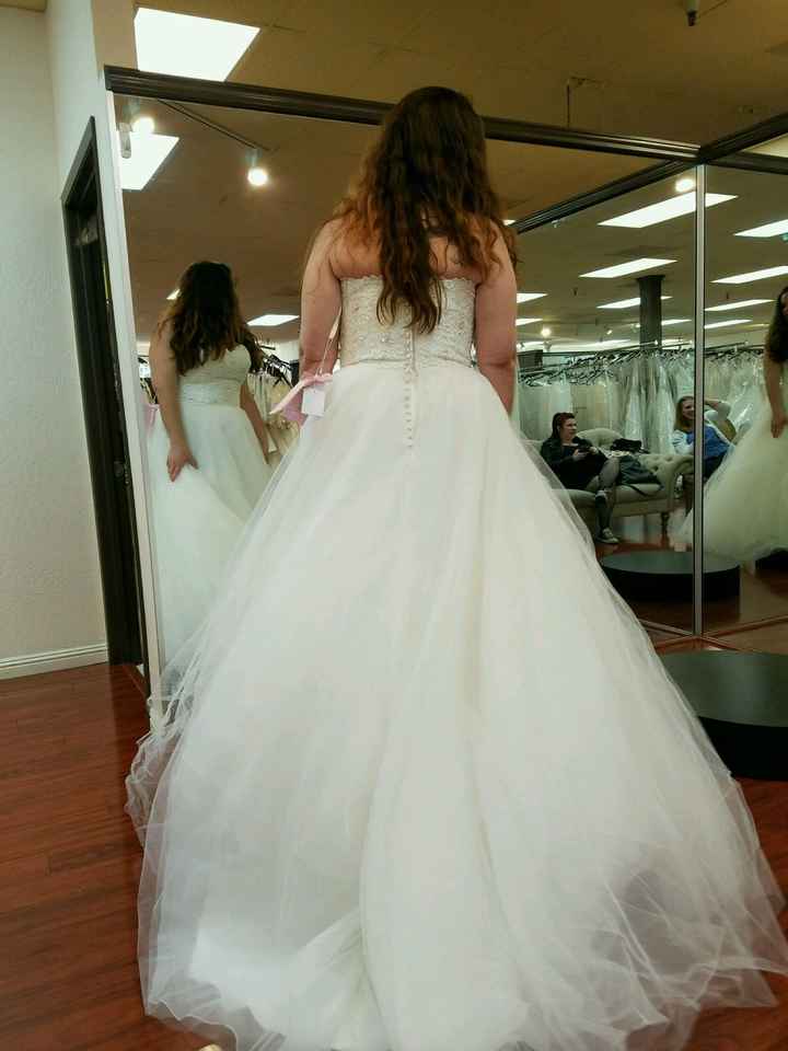I bought my wedding dress today:)