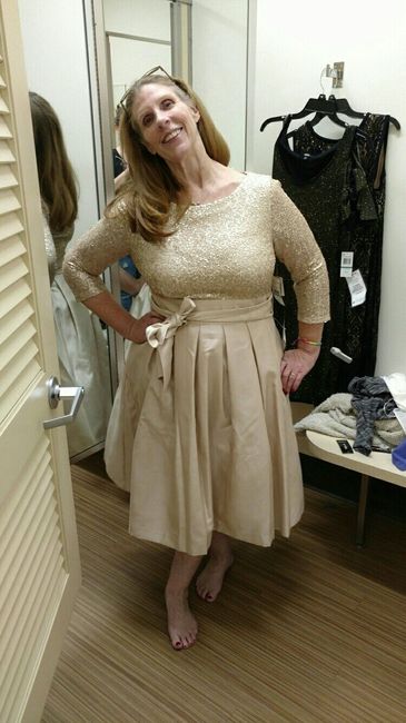 Where did MOB purchase her dress from?