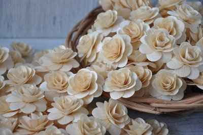 Wooden roses!!