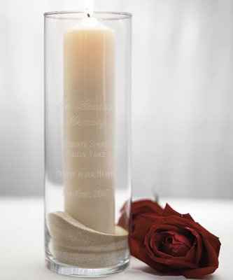 memorial candle for wedding